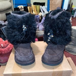 Size 9 Black & Brown Ugg Boots